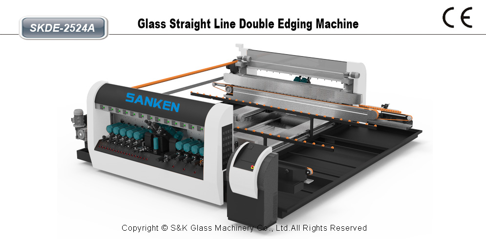 SKDE-2524A 玻璃双直线平边磨边生产线